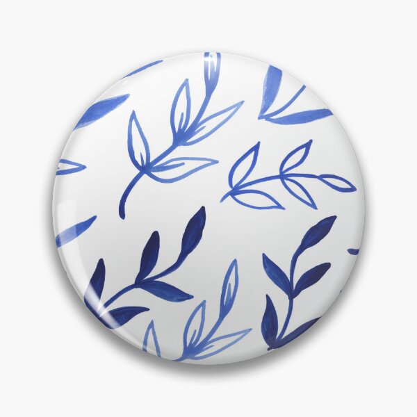 Item preview, Blue Watercolor Branches - White Background designed and sold by kellie-jayne.