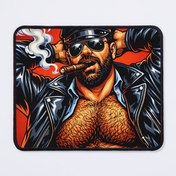Item preview, Relaxing with a cigar designed and sold by Leatherandsmoke.