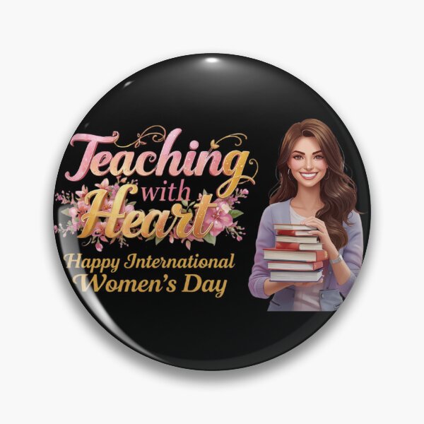 Item preview, Teaching with Heart – Woman Teacher Empowerment Gift designed and sold by YourTrendyTees.