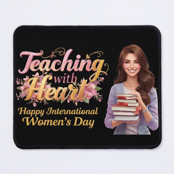 Item preview, Teaching with Heart – Woman Teacher Empowerment Gift designed and sold by YourTrendyTees.