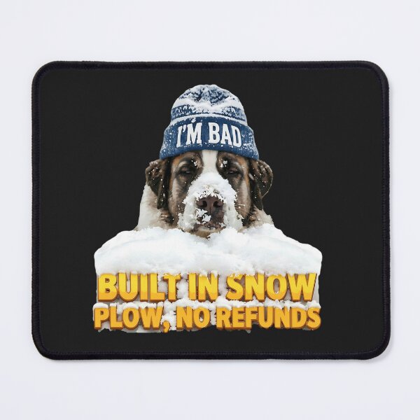 Item preview, Built In Snowplow Dog Humor designed and sold by PawPlanetPro.