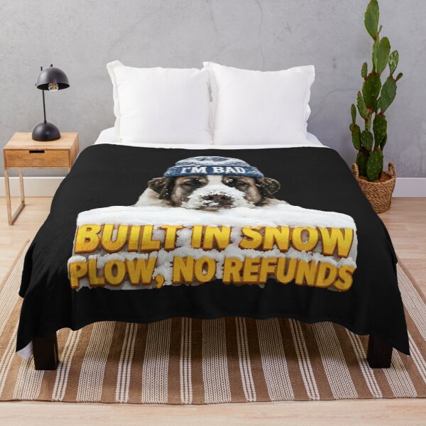 Item preview, Built In Snowplow Dog Humor designed and sold by PawPlanetPro.