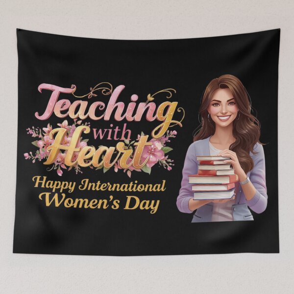 Item preview, Teaching with Heart – Woman Teacher Empowerment Gift designed and sold by YourTrendyTees.