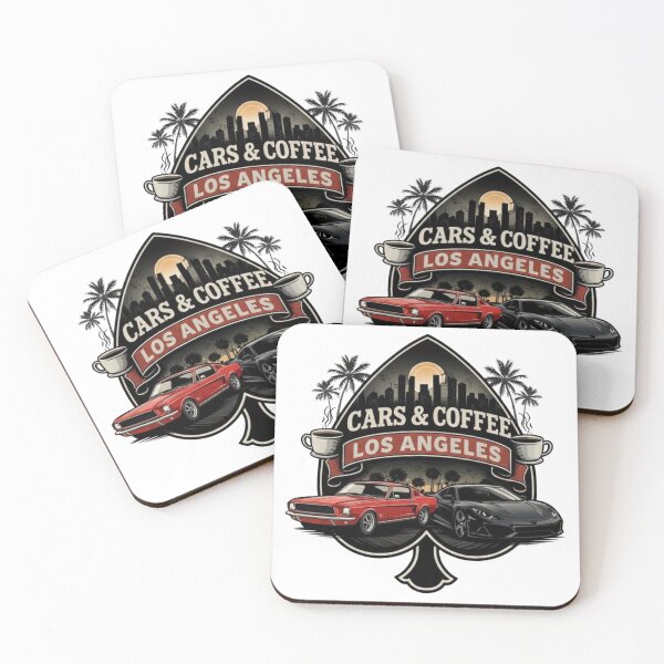 Item preview, Vintage & Modern: Cars and Coffee Los Angeles Emblem designed and sold by Fuel-Shirts.