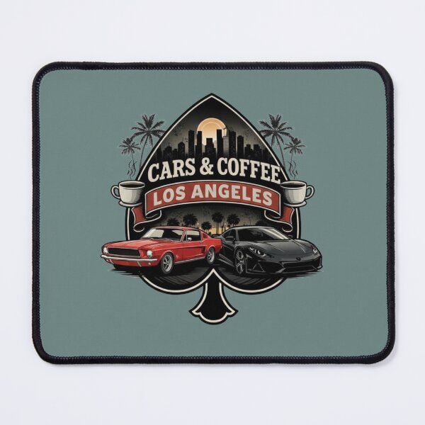 Item preview, Vintage & Modern: Cars and Coffee Los Angeles Emblem designed and sold by Fuel-Shirts.