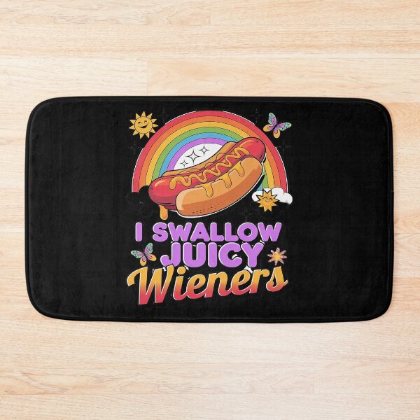 Item preview, I Swallow Juicy Wiener Embarrassing Adult Humor Women  designed and sold by joyouartArt.