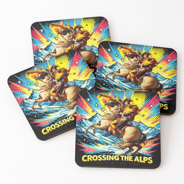 Item preview, Napoleon Crossing The Alps Pop Art designed and sold by Retr0Tshirts.