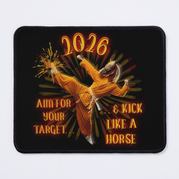 Item preview, 2026... AIM FOR YOUR TARGET & KICK LIKE A HORSE designed and sold by FREEKNSTEIN.