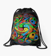 Mochila saco Celtic Stained Glass Spiral