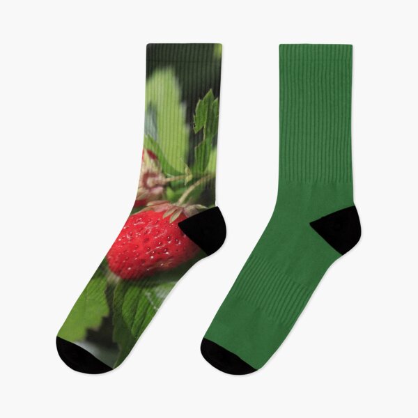 Item preview, Red strawberries in summer garden designed and sold by olena2552.