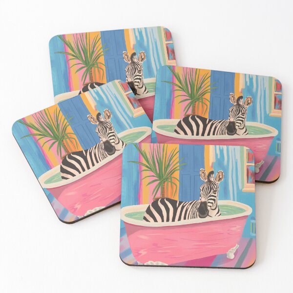 Item preview, Zebra in bath tub designed and sold by VJP Creations.