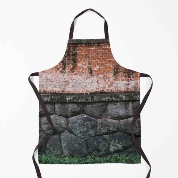 Item preview, Historic Stone and Brick Wall at Kyū-Iwasaki-tei Garden, Tokyo, Japan designed and sold by Pix4Japan.