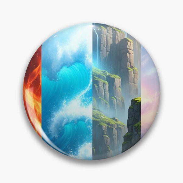Item preview, Fire Water Earth Air Wall Art designed and sold by avwear.