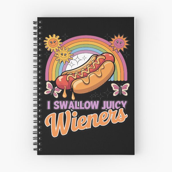 Item preview, I Swallow Juicy Wiener Inappropriate Adult Humor Women designed and sold by joyouartArt.