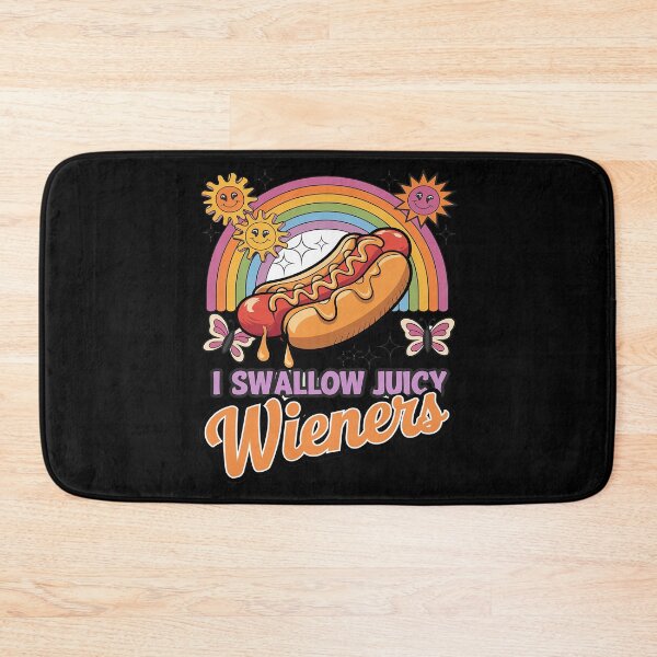 Item preview, I Swallow Juicy Wiener Inappropriate Adult Humor Women designed and sold by joyouartArt.