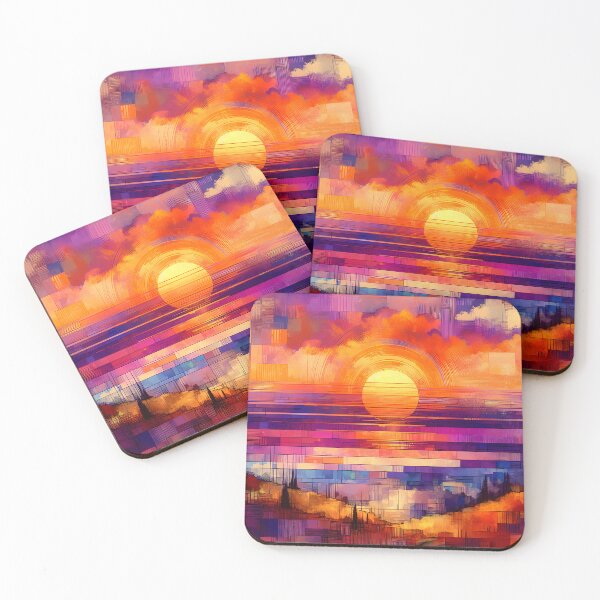 Item preview, Cathedral of the First Light | Radiant Abstract Sunrise Wall Art designed and sold by Stoneflower-Art.