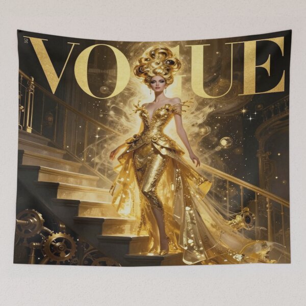 Item preview, DolledUp - Golden Steampunk Couture – Fashion Art in surreal glamour and modern fantasy designed and sold by FotoworldEdel.