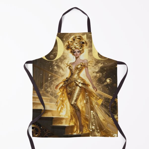 Item preview, DolledUp - Golden Steampunk Couture – Fashion Art in surreal glamour and modern fantasy designed and sold by FotoworldEdel.