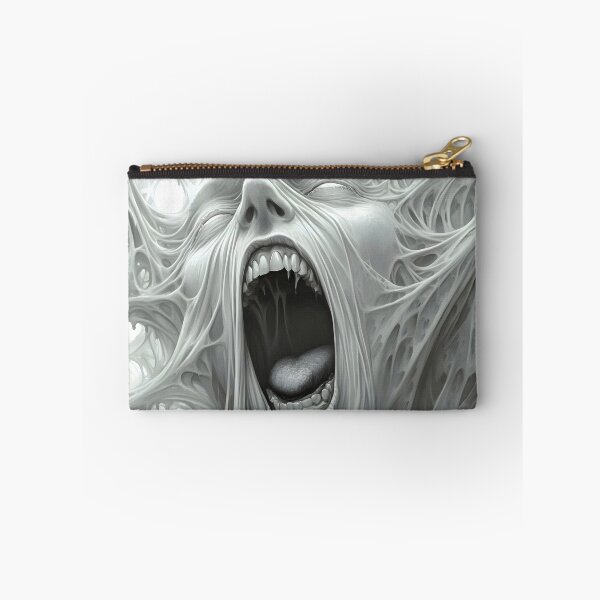 Item preview, Scary Screaming Face Dark Horror Grayscale designed and sold by Shoot-The-Moon.