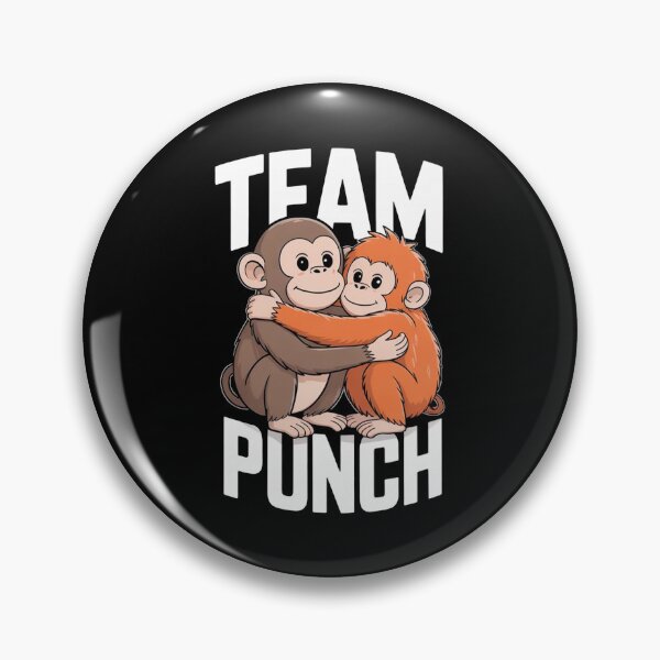 Item preview, Team Punch – Punch the Monkey, Baby Monkey Hugging Plush Orangutan, Monkey Punch, Funny Graphic  designed and sold by Style-X.