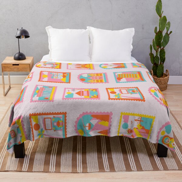 Item preview, Global Getaway Stamp Art - Sunset Sorbet designed and sold by PunjabanJatti.