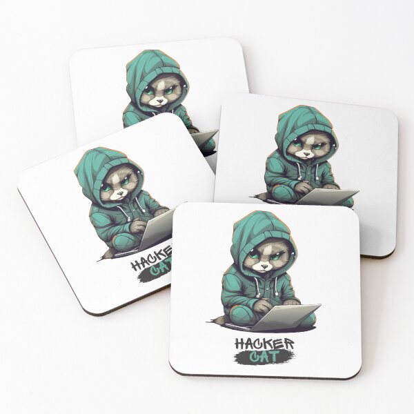 Item preview, Hacker Cat designed and sold by onthego2.