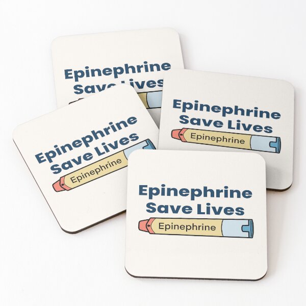 Item preview, Epinephrine Saves Lives Auto Injector Allergy Awareness Design designed and sold by Still Learning Days.