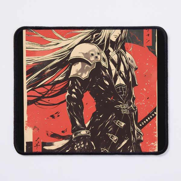 Item preview, Sephiroth Warned Vintage Poster designed and sold by BertrandCaron.