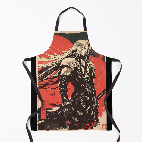 Item preview, Sephiroth Warned Vintage Poster designed and sold by BertrandCaron.