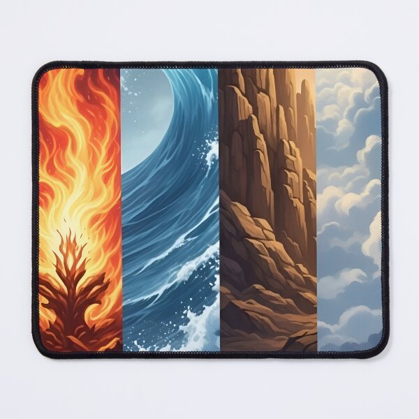 Item preview, Fire Water Earth Air Wall Art designed and sold by avwear.