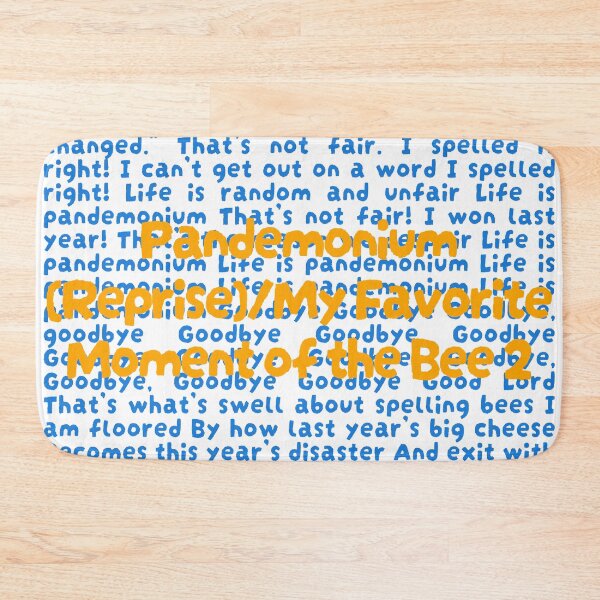 Item preview, 25th annual putnam county spelling bee Lyrics designed and sold by broadwaygirl142.