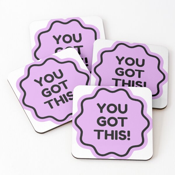 Item preview, You Got This – Cute Motivational Affirmation Design designed and sold by Artsy Corner.
