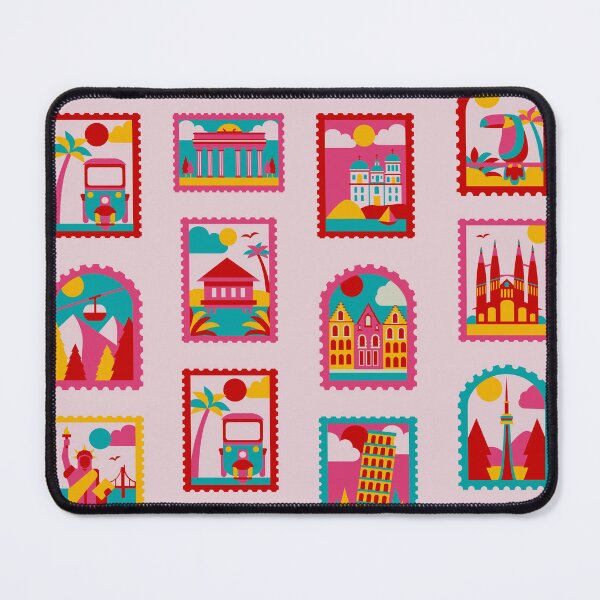 Item preview, Global Getaway Stamp Art - Cherry Tropic designed and sold by PunjabanJatti.