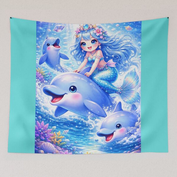 Item preview, Blue Lulu Dolphin Magic designed and sold by Anamcaradivine.