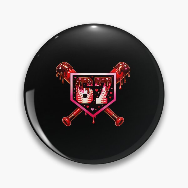 Item preview, 67 Chocolate Drip Baseball Love  designed and sold by gladysenglish.
