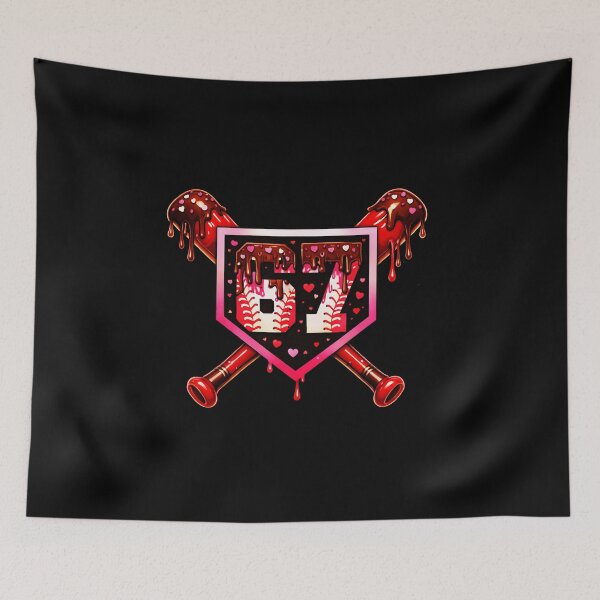 Item preview, 67 Chocolate Drip Baseball Love  designed and sold by gladysenglish.