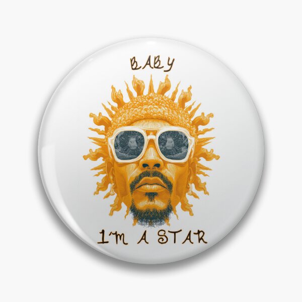 Item preview, Baby I’m a Star | Afrocentric Cool Sun Art | Melanin Magic Cosmic Vibes designed and sold by Ignorant-Artist.