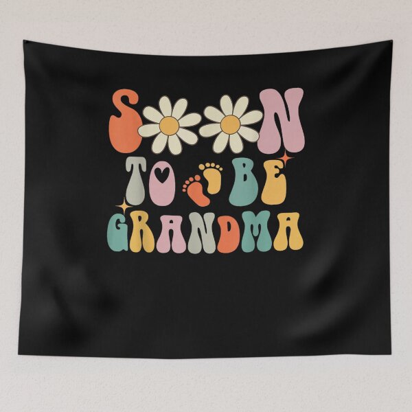 Item preview, Soon to Be Grandma, Groovy Retro First Time Grandma Women designed and sold by Boutkimaewab.