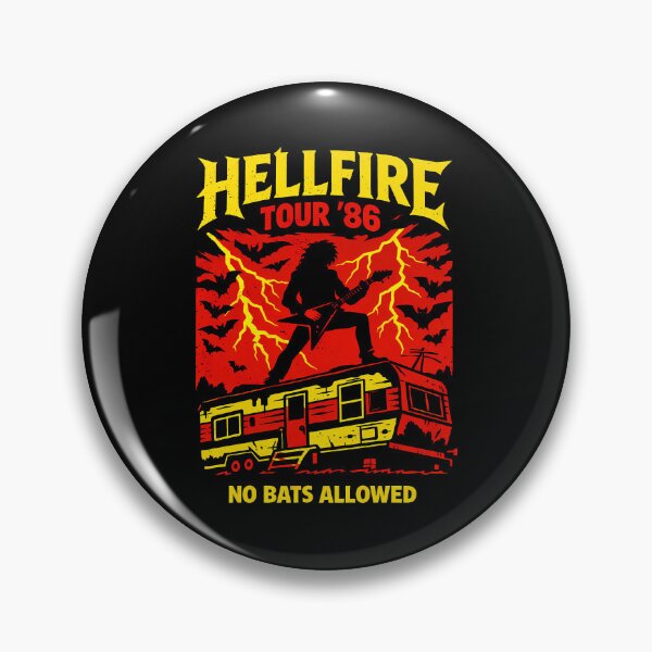 Item preview, 1986 Hellfire Heavy Metal Tour Poster designed and sold by agearb.
