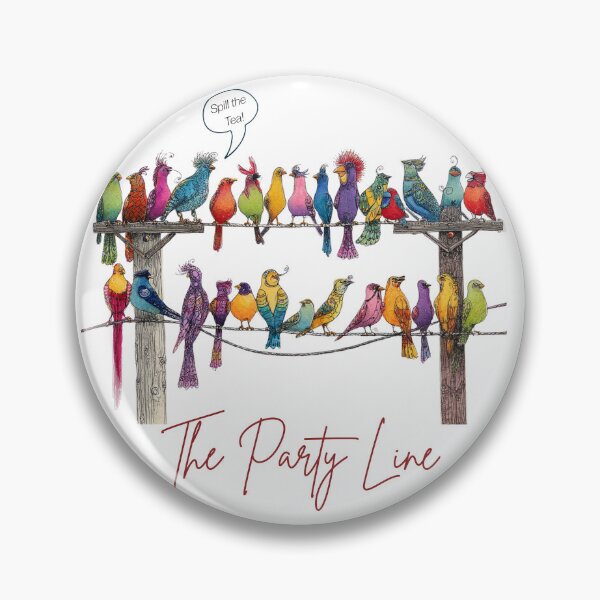 Item preview, Party Line - Spill the Tea designed and sold by ALifeSavored.