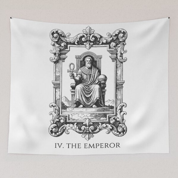 Item preview, The Emperor - Tarot Card designed and sold by AestheticsTime.