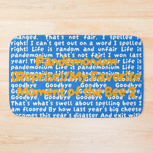 Item preview, 25th annual putnam county spelling bee Lyrics designed and sold by broadwaygirl142.
