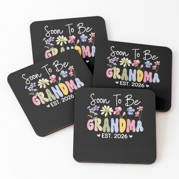Item preview, Soon to Be Grandma Est. 2026 Grandmom Flowers Grandparents designed and sold by Boutkimaewab.