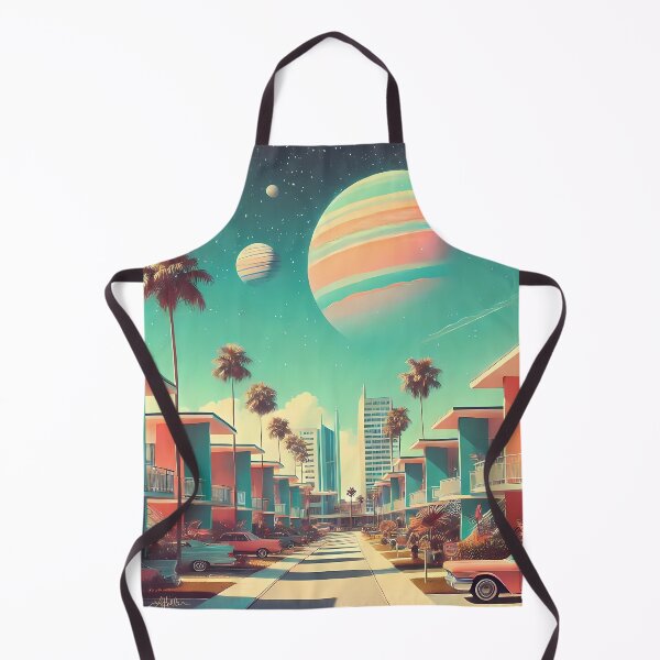 Item preview, Retro Atomic Futuristic Space Age New Florida Apartments designed and sold by Lee Hiller Designs.