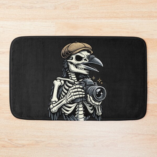 Item preview, Raven Skeleton Photographer – Vintage Creative Gothic Aesthetic Art designed and sold by ColorSplash123.