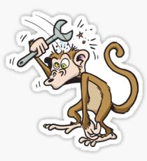 Monkey Wrench Sticker