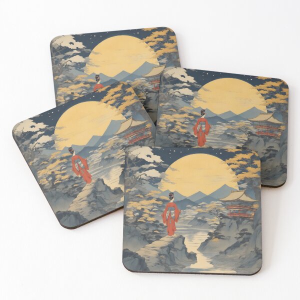 Item preview, Beautiful Japanese geisha waiting  designed and sold by Coolparrotgirl.
