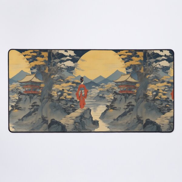 Item preview, Beautiful Japanese geisha waiting  designed and sold by Coolparrotgirl.