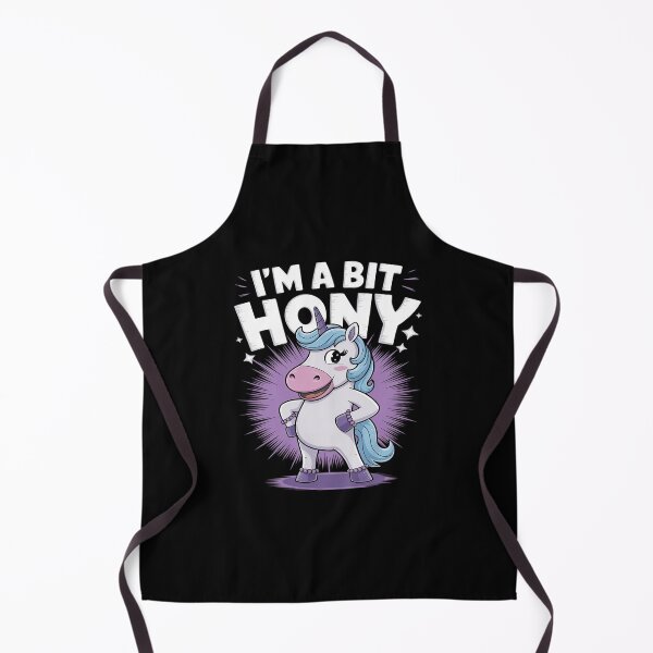 Item preview, I'm A Bit Horny Naughty Adult Humor Unicorn designed and sold by joyouartArt.