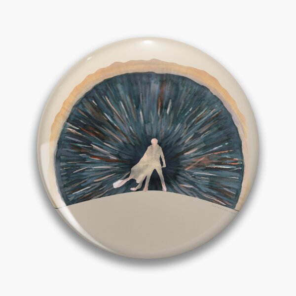 Item preview, Dune watercolour sandworm and silhouette designed and sold by helengarvey.